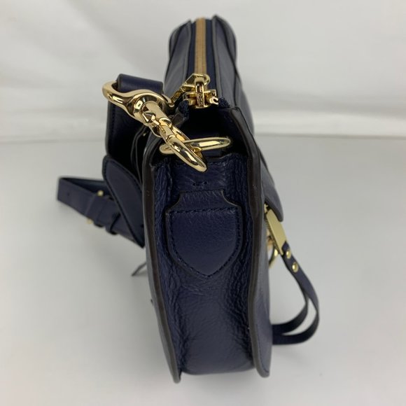 New Rebecca Minkoff Dog Clip Navy Crossbody - Picture 7 of 8